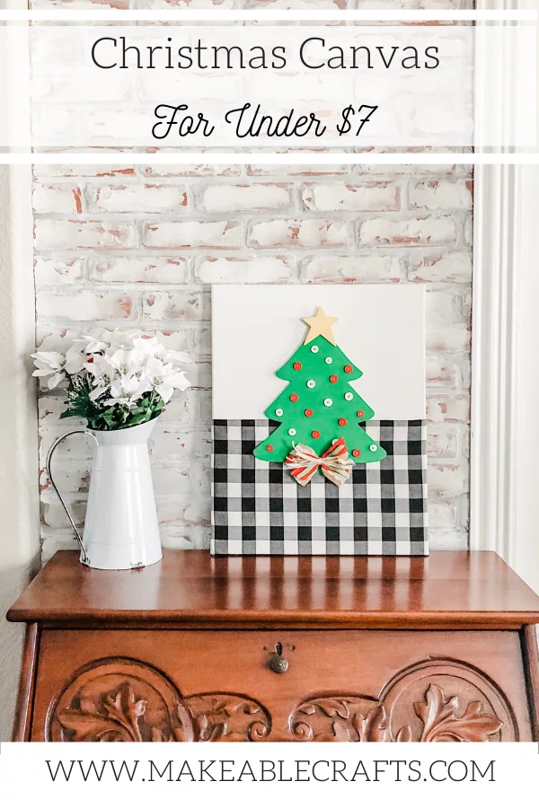 Christmas canvas wall art that stretches your budget with a brilliant secret - click through to learn more!