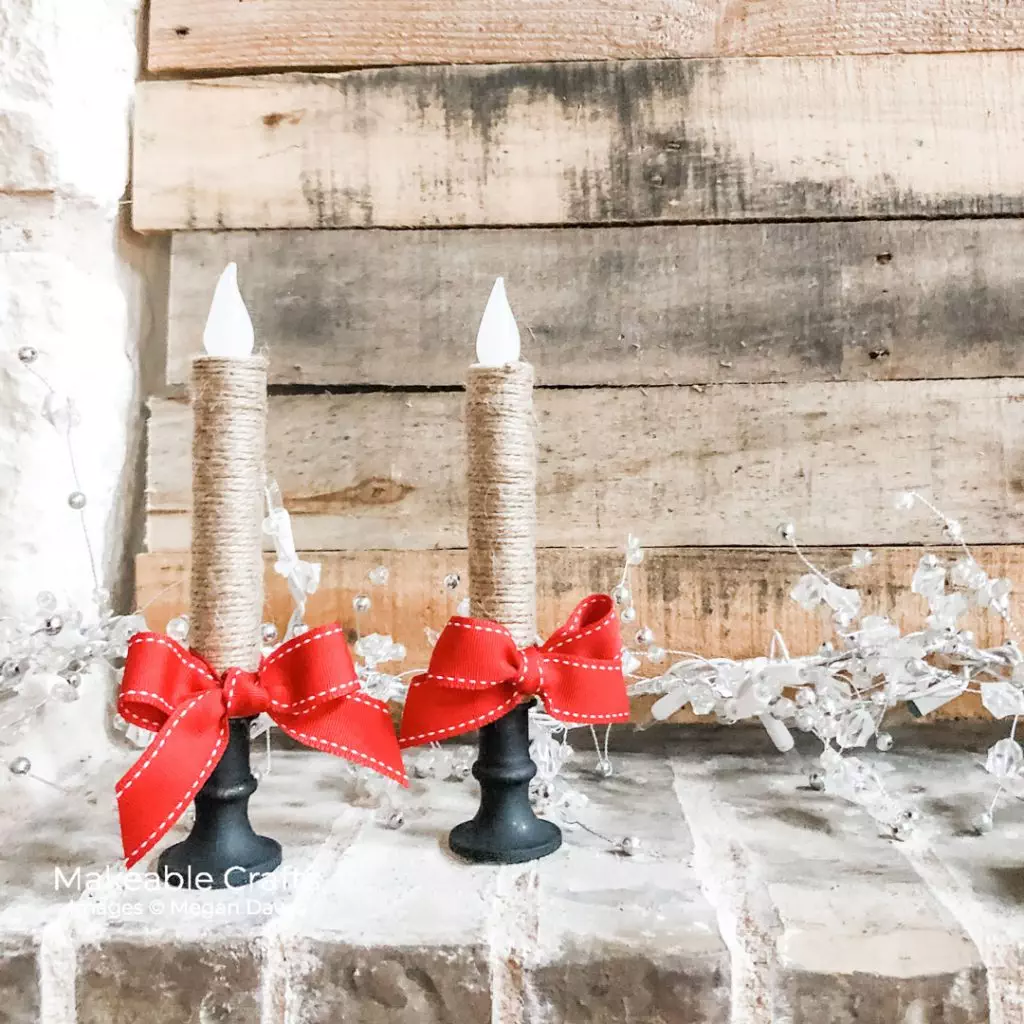 Click through to see how I take dollar store candles to on trend decor with an instant upgrade!
