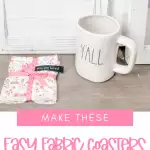make fabric coasters
