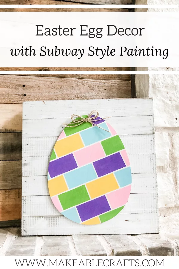 Painted Wood Eggs For Easter Home Decor