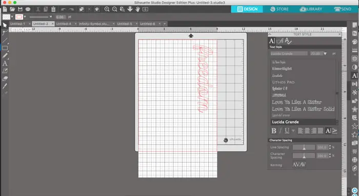 use silhouette studio to create your design