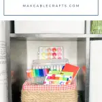 upcycled cardboard box