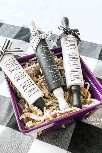a set of cute halloween decorations that you can make quickly and inexpensively