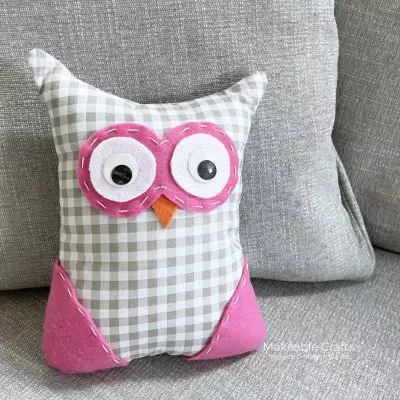 Handmade Small Stuffed Owls