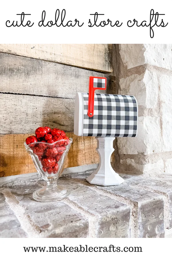 cute dollar store craft using mini mailboxes