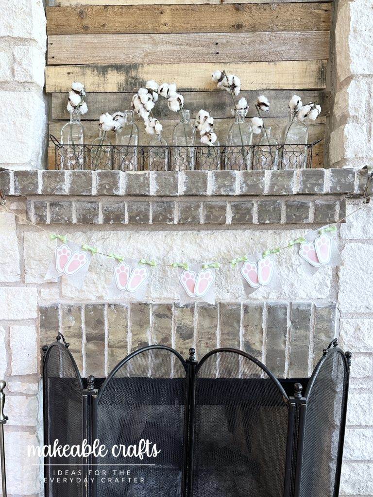 Printable Easter Bunny Footprints - Makeable Crafts