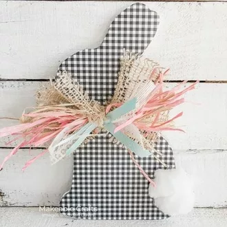 Adorable Easter Rabbit Decorations | Finish with your cotton tail