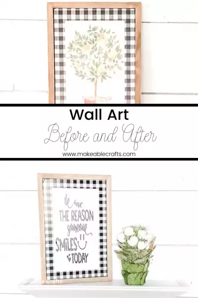 Remaking Wall Art - Makeable Crafts