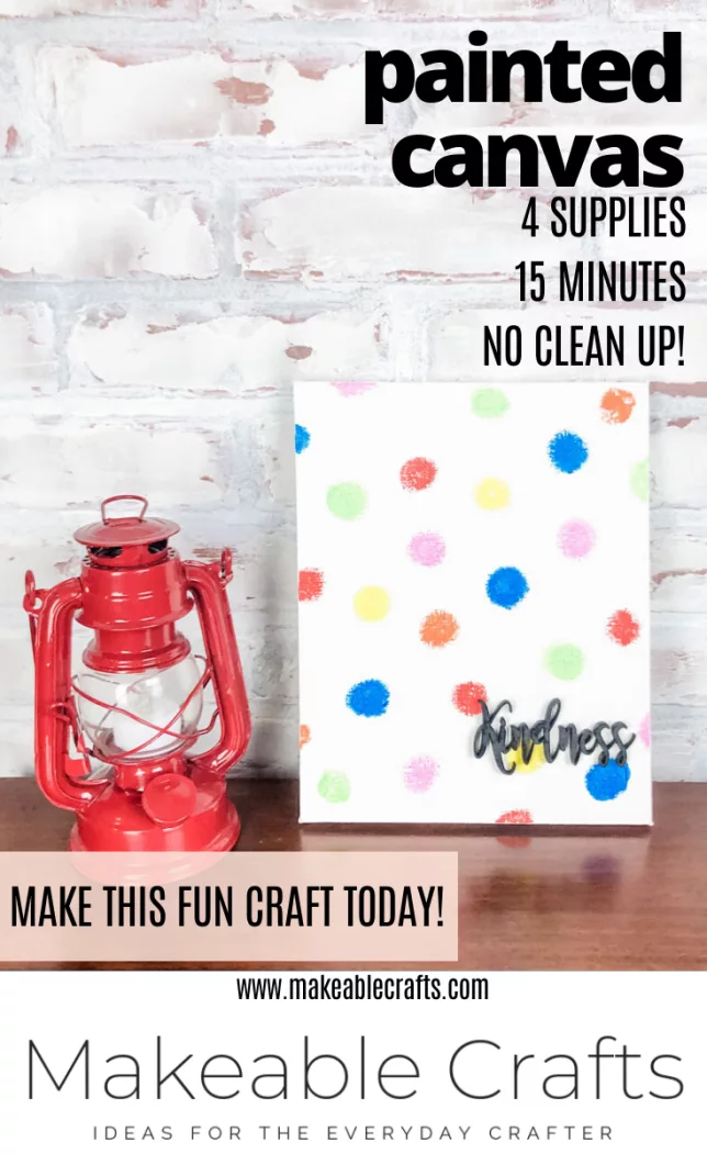 Cute Canvas Paintings You Can Make in No Time - Makeable Crafts